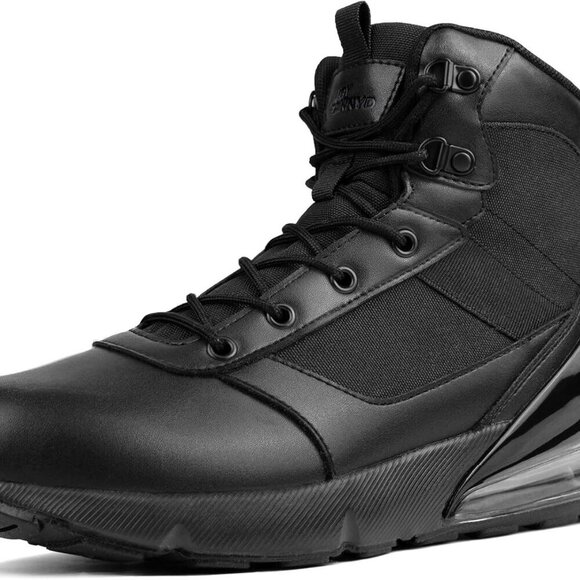 Women's Waterproof Tactical Work Boots Leather 6in For Tactical Hiking Police
